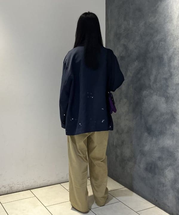 にしだてさんの「BEAMS WOMEN｜maturely / オーガニック コットン ハート フリルシャツ」を使ったコーディネート