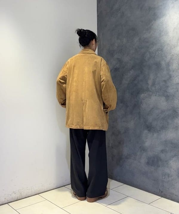 SAEさんの「BEAMS WOMEN｜フェイク スエード ハーフ コート」を使ったコーディネート