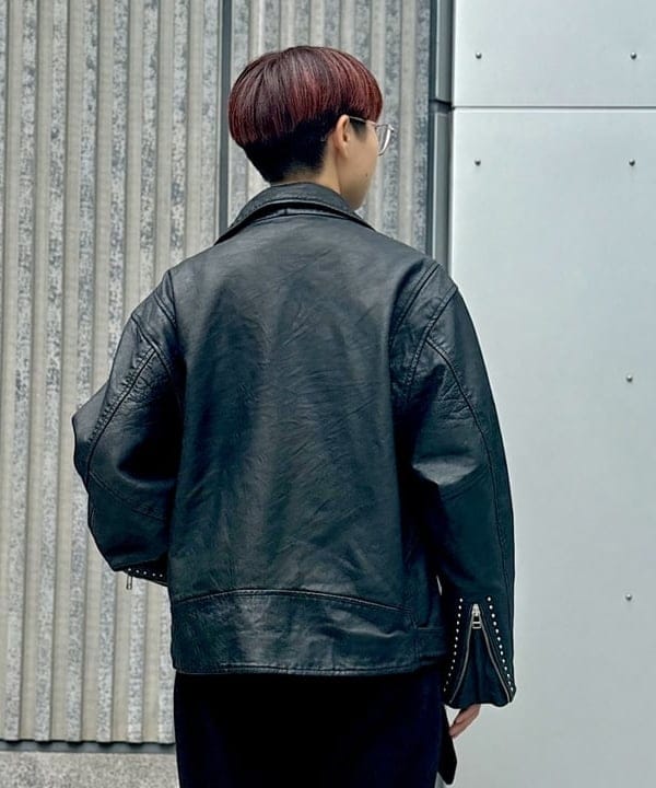 みりさんの「maturely / ダブル ライダース ジャケット」を使ったコーディネート