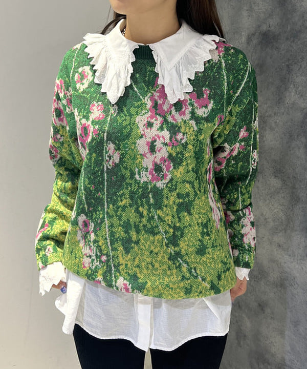 みゆうさんの「BEAMS WOMEN｜【別注】GIM CONTEXT / Garden ニット」を使ったコーディネート