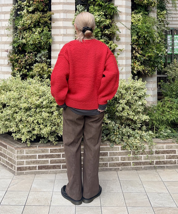 YABUさんの「BEAMS WOMEN｜RBS / フェイク スエード パンツ」を使ったコーディネート