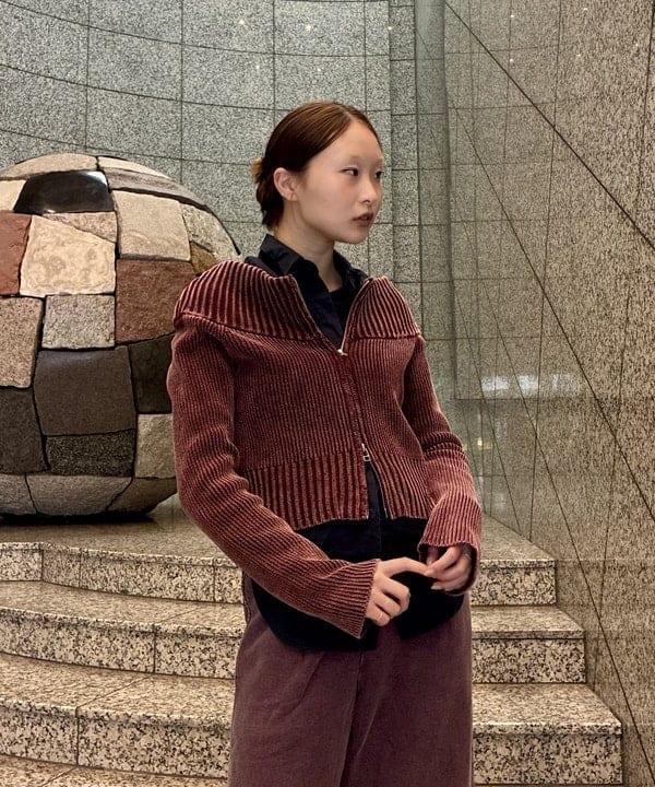 水野 萌香さんの「BEAMS WOMEN｜フェイクレザー フライト ジャケット」を使ったコーディネート