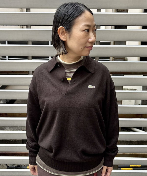 つぼさんの「BEAMS WOMEN｜ワイド チノ パンツ」を使ったコーディネート