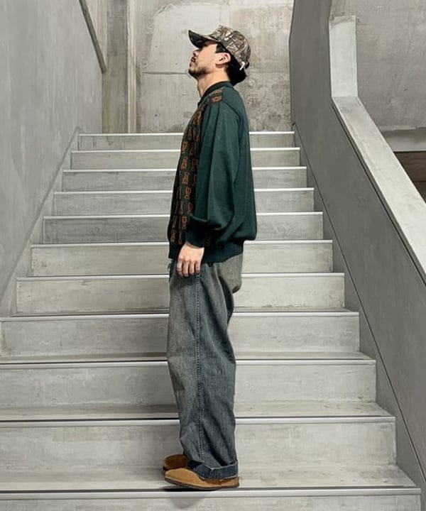 平井 利空さんの「BEAMS WOMEN｜ダブルダイ デニム ミリタリー トラウザーズ」を使ったコーディネート