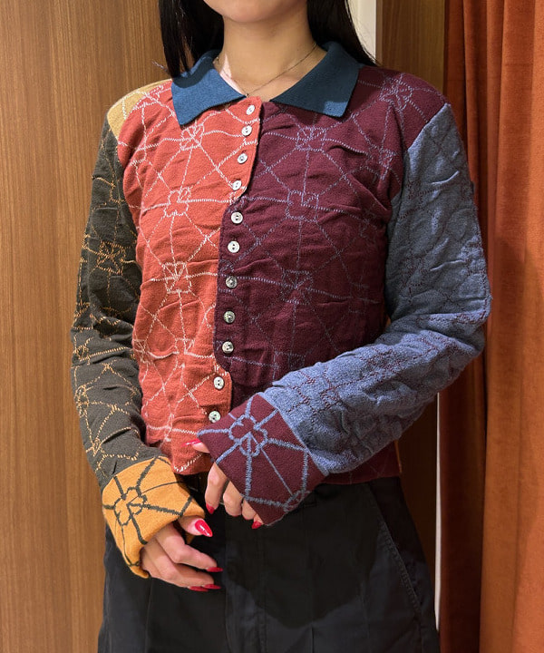 ayaneさんの「BEAMS WOMEN｜【別注】YanYan / June collared cardigan」を使ったコーディネート