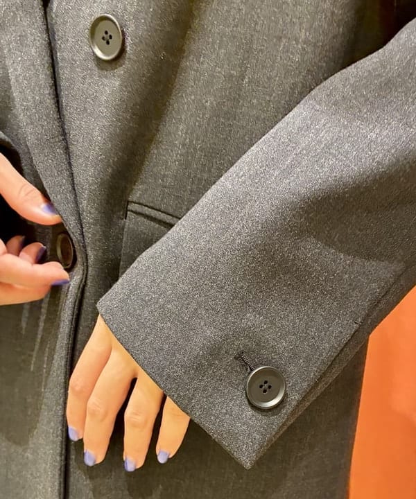 イナダさんの「BEAMS WOMEN｜ダブルクロス ロング ジャケット」を使ったコーディネート