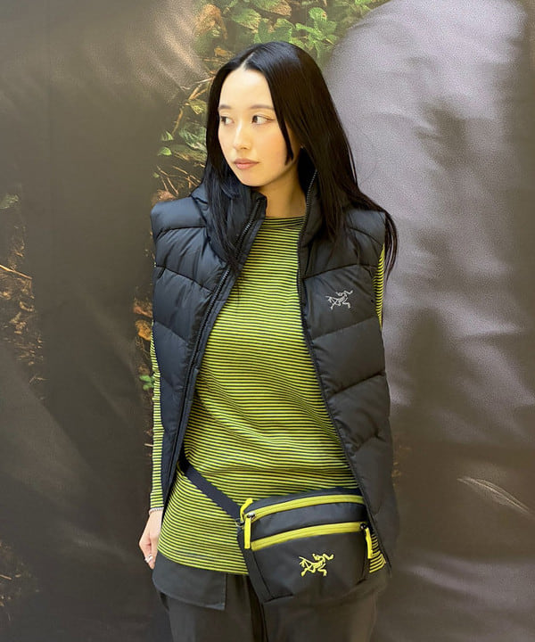 amiriさんの「BEAMS WOMEN｜WILDERNESS WEAR / Polypro＋190 LONG SLEEVE」を使ったコーディネート