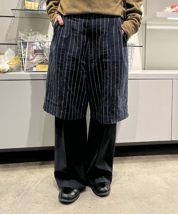 にしだてさんの「BEAMS WOMEN｜【別注】Orfeo × maturely / フリース ハーフジップ」を使ったコーディネート