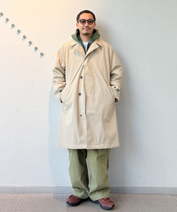 ステンカラーコート 山田 恭平