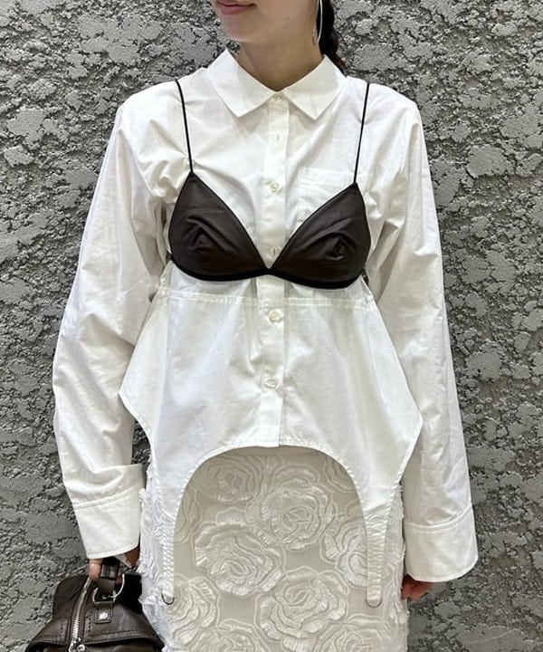 ササキさんの「BEAMS WOMEN｜ガーターベルト シャツ」を使ったコーディネート