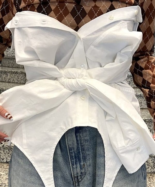 まゆちゃんさんの「BEAMS WOMEN｜アーガイルプリント クルーネック トップス」を使ったコーディネート