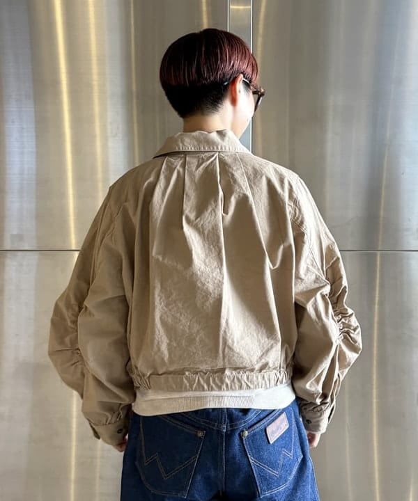 みりさんの「maturely / コットン シルク ジッパー ブルゾン」を使ったコーディネート