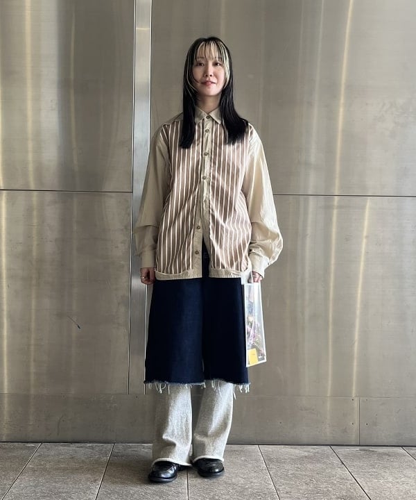 maturelyストライプシャツ ビームス 立川（1131677） スタイリング・コーディネイト｜BEAMS