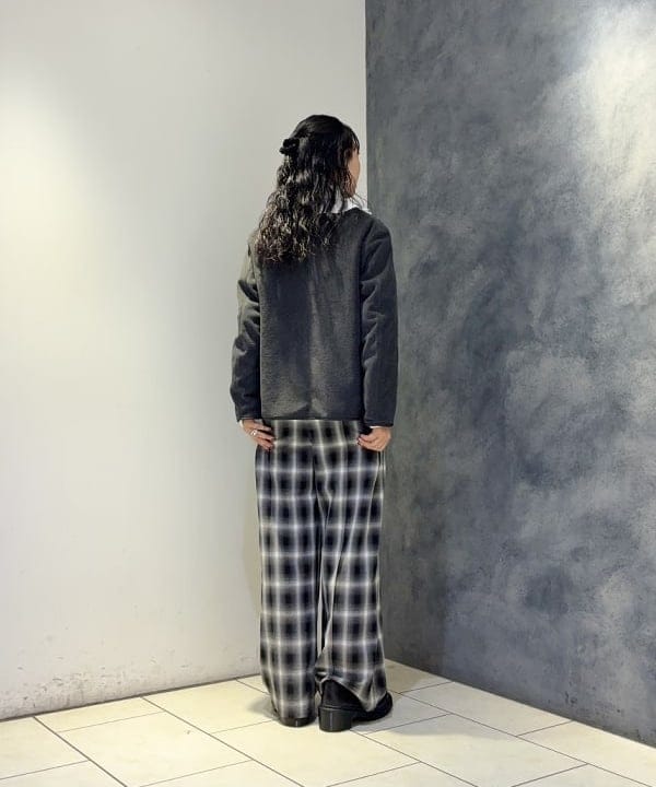 SAEさんの「BEAMS WOMEN｜DANTON / FLEECE COLLARLESS JACKET」を使ったコーディネート