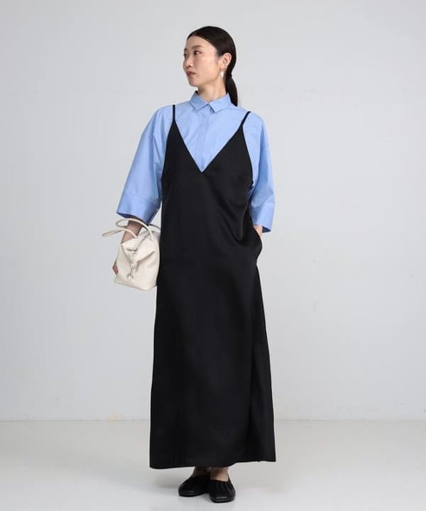 隈元 楓さんの「BEAMS WOMEN｜ワイドスリーブ シャツ」を使ったコーディネート