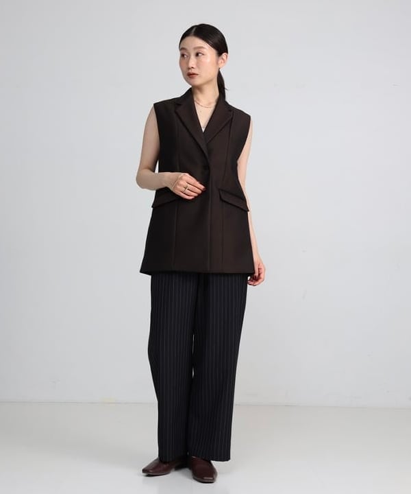 隈元 楓さんの「BEAMS WOMEN｜TICCA / ウール テイラー ベスト」を使ったコーディネート