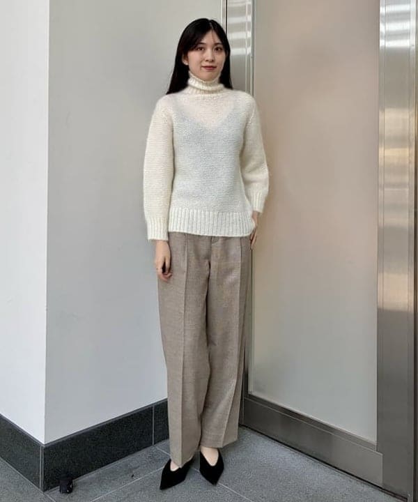 未使用EFFE BEAMS リネンオールインワン EFFE BEAMS（エッフェ ビームス）ネジリ ギャザー