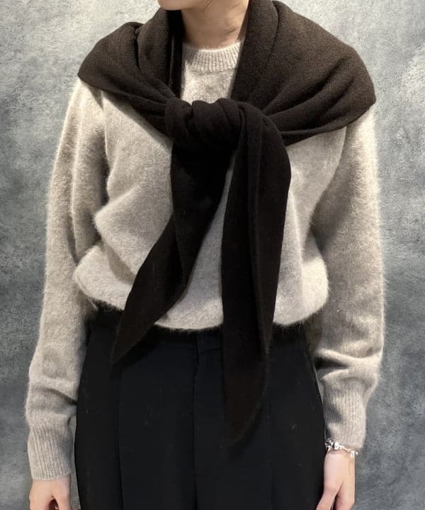 nodokaさんの「BEAMS WOMEN｜ヤク フォックス ロングスリーブ プルオーバーニット」を使ったコーディネート