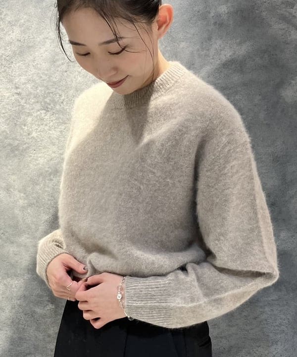 nodokaさんの「BEAMS WOMEN｜ヤク フォックス ロングスリーブ プルオーバーニット」を使ったコーディネート