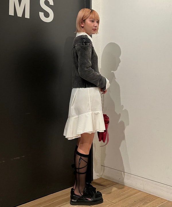 佐藤 亜美さんの「BEAMS WOMEN｜モールフェード ジップ カーディガン」を使ったコーディネート