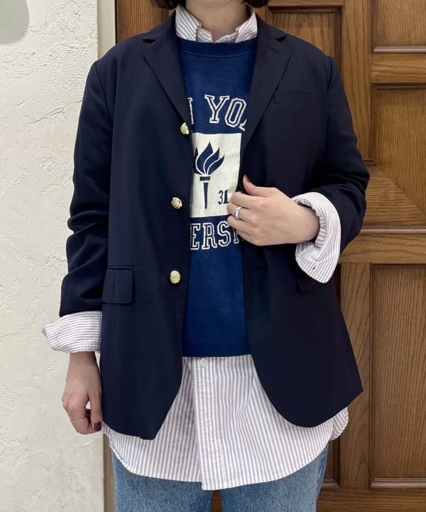 クロサワさんの「BEAMS WOMEN｜【別注】orSlow / No.8 DENIM NEW」を使ったコーディネート