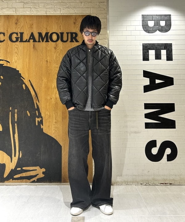 rogiさんの「BEAMS WOMEN｜【別注】Healthknit / Honeycomb Thermal Henry Neck Long Sleeve T-shirt」を使ったコーディネート