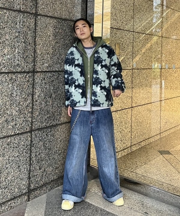 菊田 悠さんの「BEAMS WOMEN｜リラックスフィット ボア ブルゾン」を使ったコーディネート