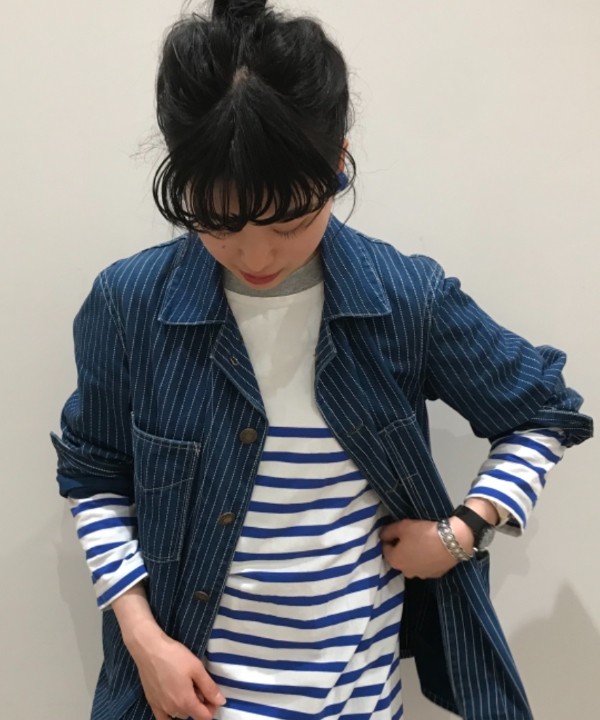 MAYURIさんの「BEAMS WOMEN｜Ray BEAMS / K10 マリーナチェーン ネックレス」を使ったコーディネート