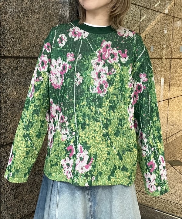 まゆちゃんさんの「BEAMS WOMEN｜【別注】GIM CONTEXT / Garden ニット」を使ったコーディネート