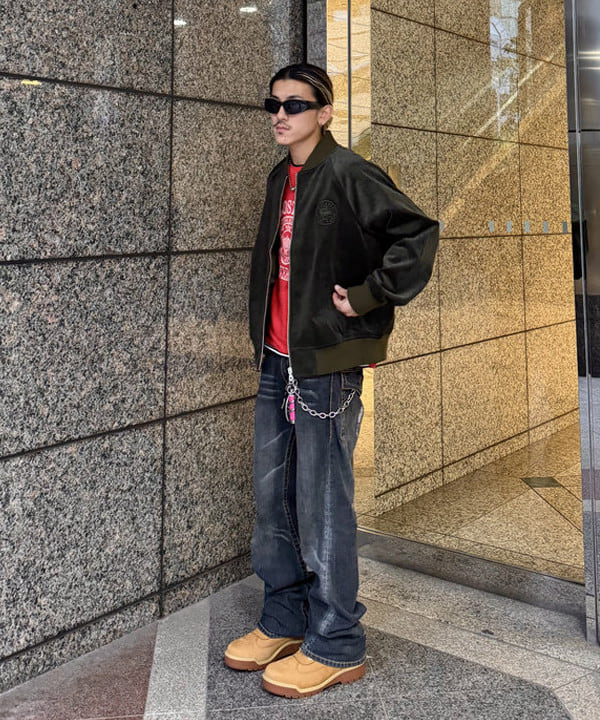 Ryohei Takataさんの「BEAMS WOMEN｜【別注】LACOSTE / コーデュロイ ブルゾン」を使ったコーディネート