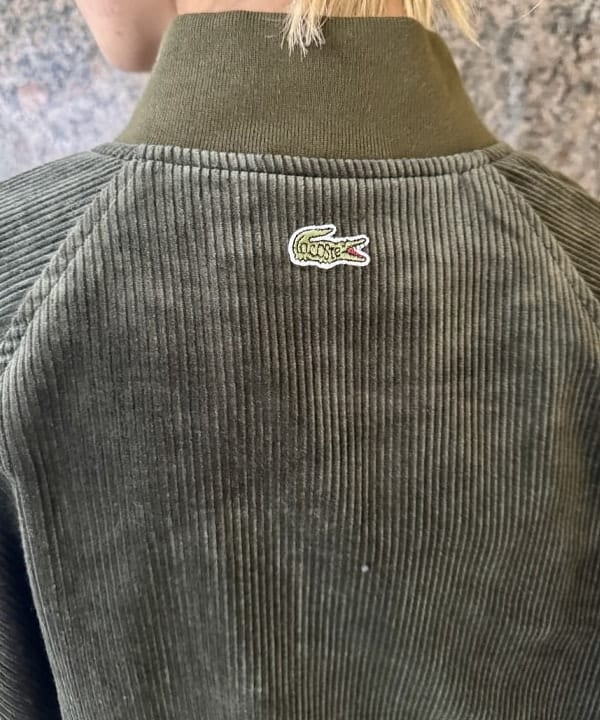 Ryohei Takataさんの「BEAMS WOMEN｜【別注】LACOSTE / コーデュロイ ブルゾン」を使ったコーディネート