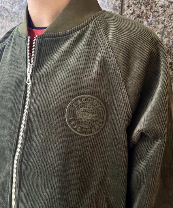 Ryohei Takataさんの「BEAMS WOMEN｜【別注】LACOSTE / コーデュロイ ブルゾン」を使ったコーディネート