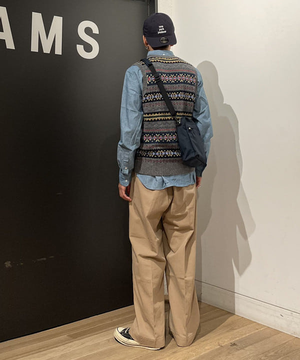 BANさんの「BEAMS WOMEN｜BEAMS PLUS / シャンブレー ボタンダウン シャツ」を使ったコーディネート