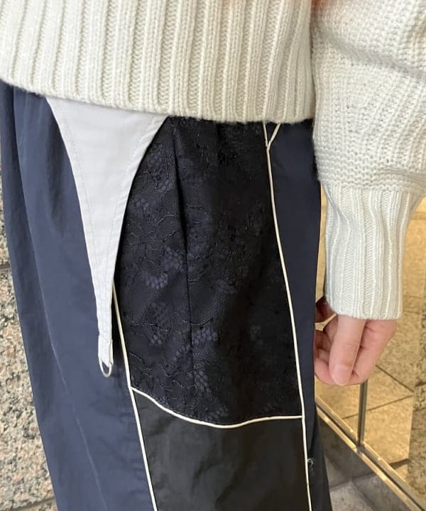 加歩さんの「BEAMS WOMEN｜【別注】BOUSSOLE / ボーダージップ ニット カーディガン」を使ったコーディネート