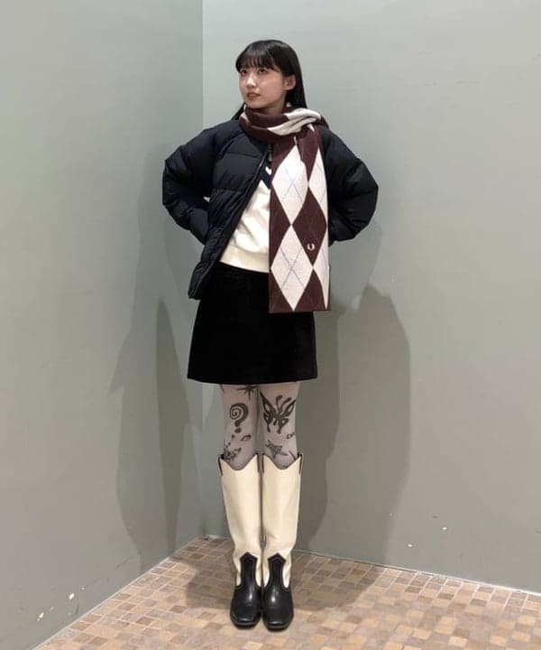 加歩さんの「BEAMS WOMEN｜モール ミニ スカート」を使ったコーディネート