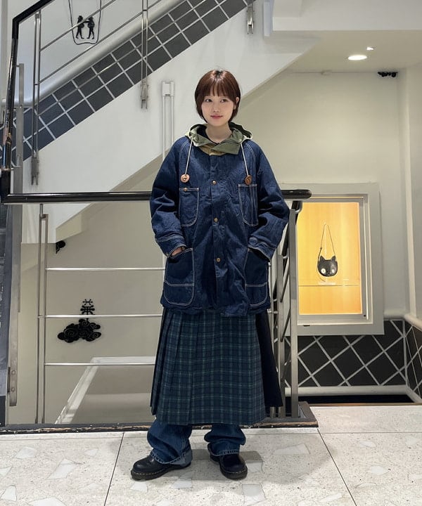 まめ！beams boy ツイル　ハンティング　ジャケット　カーキ まめ！beams boy ツイル ハンティング ジャケット カーキ まめ