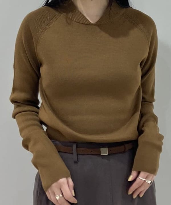 OSUMIさんの「BEAMS WOMEN｜AK+1 / MA-1 リブカラー プルオーバー」を使ったコーディネート