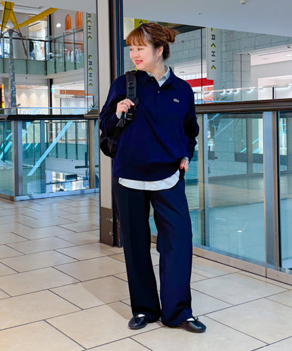 トレンド派 旬顔ニット