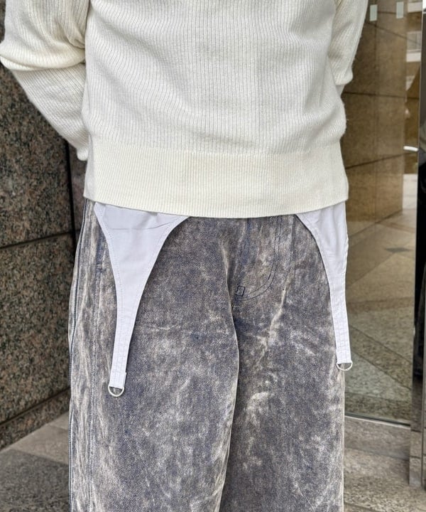 YABUさんの「BEAMS WOMEN｜リブ オフショルダー プルオーバー」を使ったコーディネート