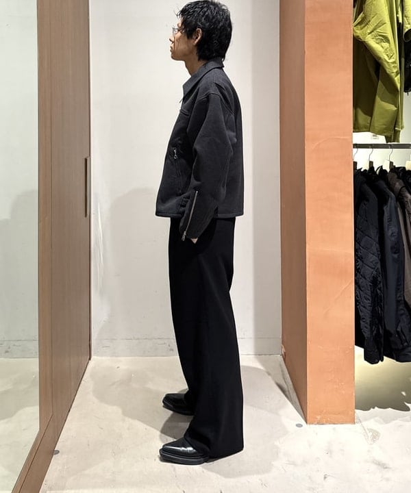 配島 孝明さんの「BEAMS WOMEN｜リラックスフィット フリースメルトン シングル ライダースジャケット」を使ったコーディネート