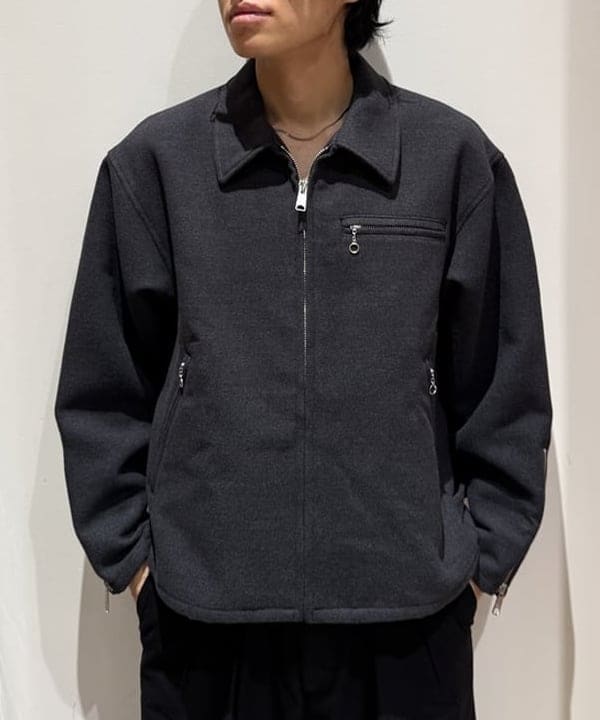 配島 孝明さんの「BEAMS WOMEN｜リラックスフィット フリースメルトン シングル ライダースジャケット」を使ったコーディネート