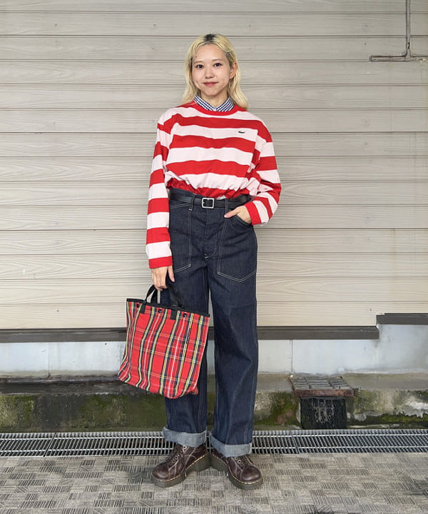 MATSUMOTO AMIさんの「BEAMS WOMEN｜コットン ナイロン ミリタリー ステンカラー コート」を使ったコーディネート