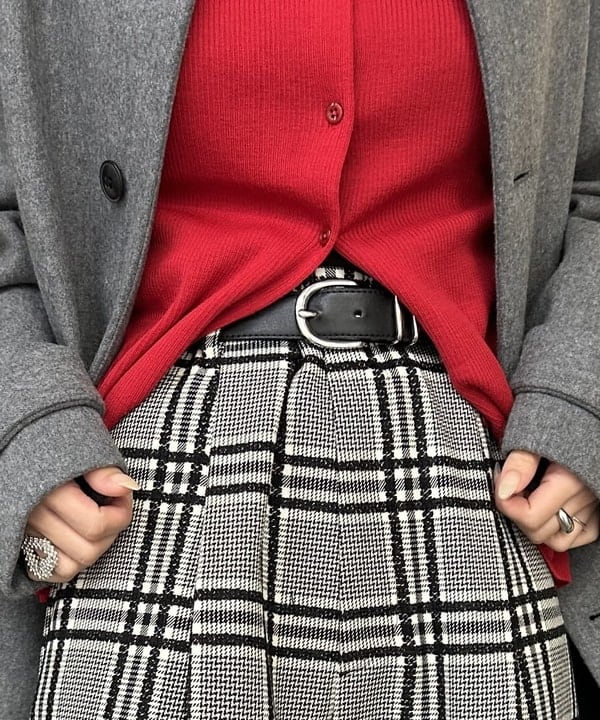 大槻 まひろさんの「BEAMS WOMEN｜AK+1 / ボンディング コート」を使ったコーディネート