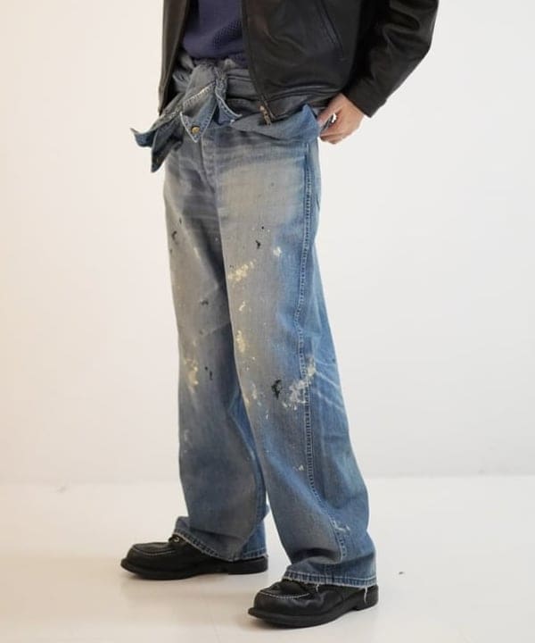 SUDOさんの「BEAMS WOMEN｜ワイドフィット レザー ジップブルゾン」を使ったコーディネート