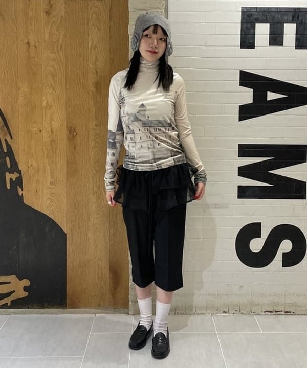 rinnaさんの「BEAMS WOMEN｜フリルベルト セット スウェットパンツ」を使ったコーディネート