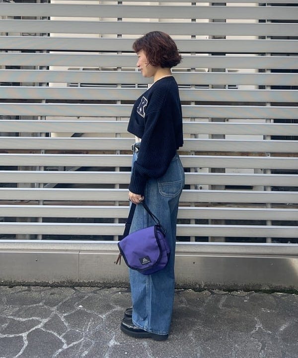 まつむさんの「BEAMS WOMEN｜ショート レタード カーディガン」を使ったコーディネート