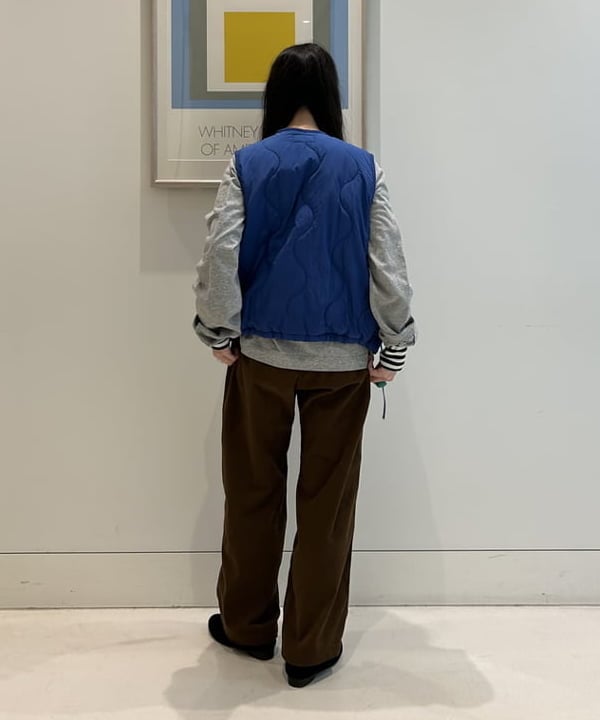 清水 彩乃さんの「BEAMS WOMEN｜BEAMS BOY / フライス 1cm ボーダー」を使ったコーディネート