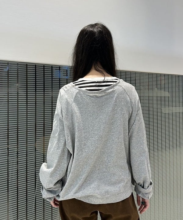 清水 彩乃さんの「BEAMS WOMEN｜BEAMS BOY / フライス 1cm ボーダー」を使ったコーディネート