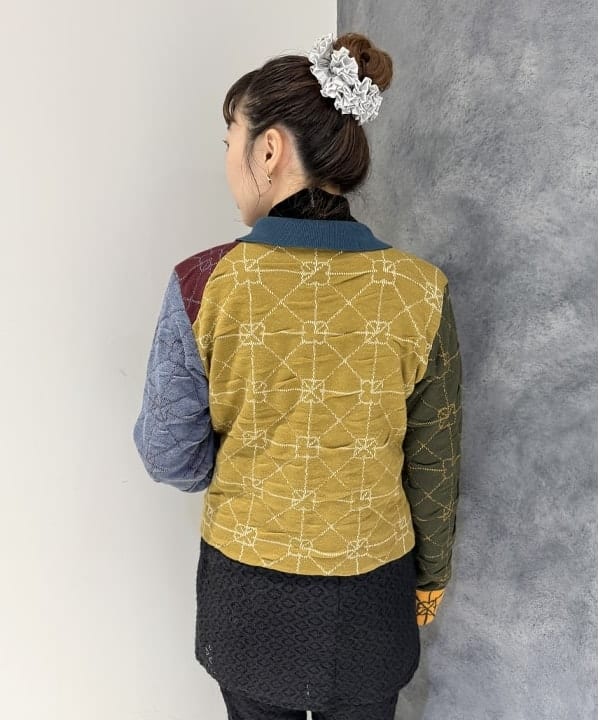 庭野 優紀さんの「BEAMS WOMEN｜【別注】YanYan / June collared cardigan」を使ったコーディネート