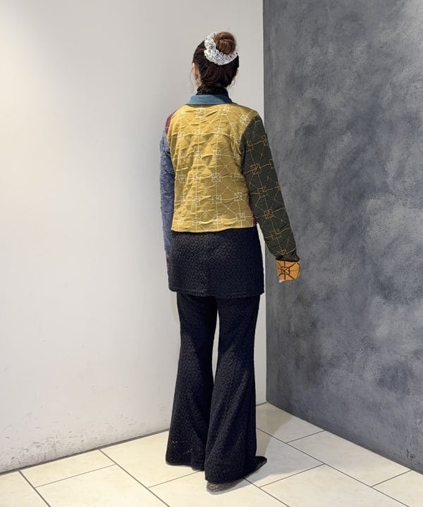 庭野 優紀さんの「BEAMS WOMEN｜【別注】YanYan / June collared cardigan」を使ったコーディネート